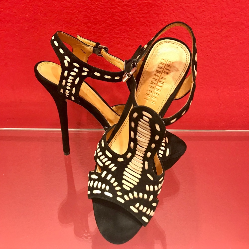* Authentic Eric Rutberg Transparent
“Aztec” heel